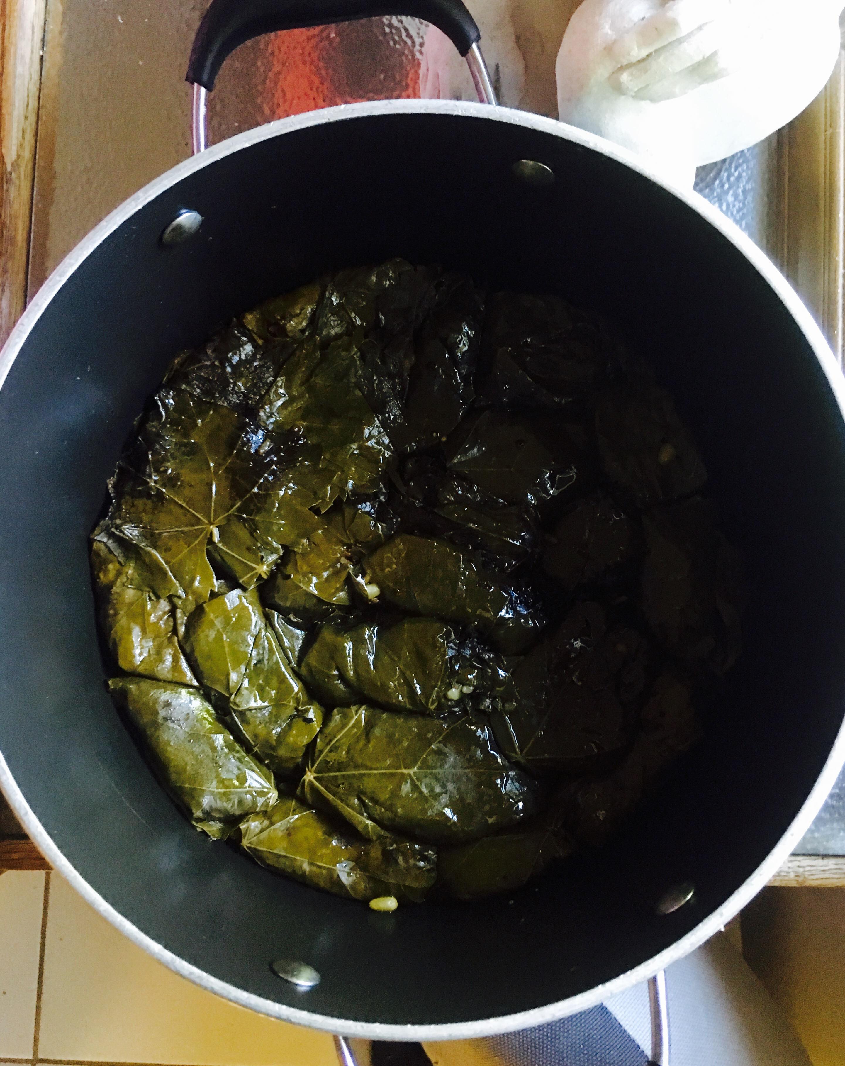 Dolma in the pot