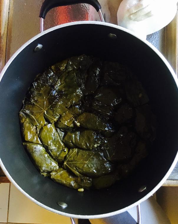 Dolma in the pot
